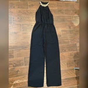 High Neck Wide Leg Jumpsuit
